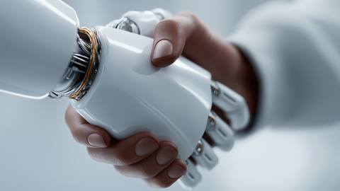 A Human-Robot Handshake