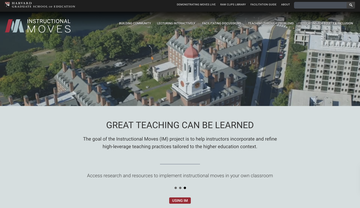 Screen shot of the Instructional Moves website